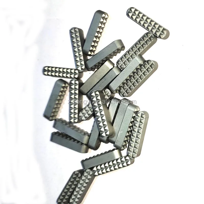 Новый тип захватных твердосплавных вставок для зажимной челюсти