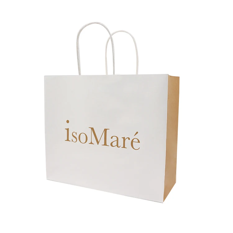 customizable jewelry clothing 150 gsm art paper bag with your own logo