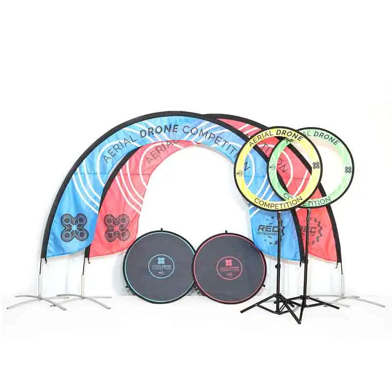 MELEX Outdoor Race Gate Banner Flag Easy Set Up Racing Air Drone Flags Advertising Display Arch Archway banner gate