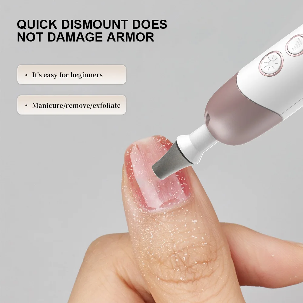 Private Label Mini Portable Electric Nail Manicure Pedicure Tools Set Nail Polishing Sanding Drill Grinder Machine Kit 5 in 1