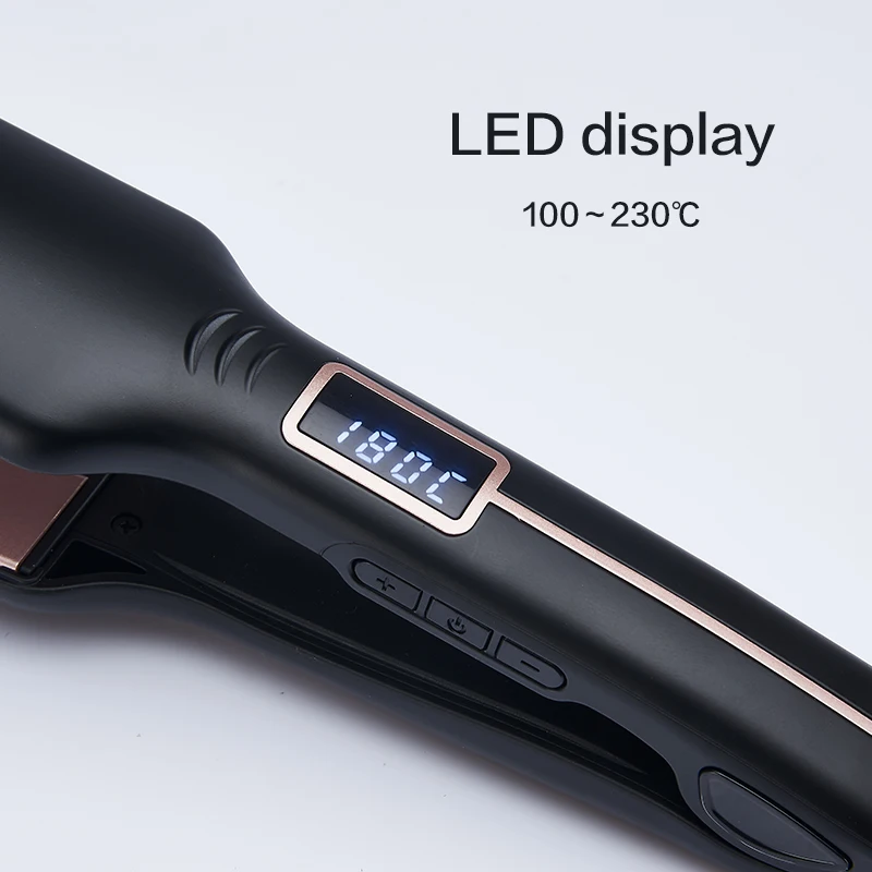 Flat Irons Hair Straightener Custom Professional  Wholesale Ceramic Personalized Brand Private Label Flat Iron