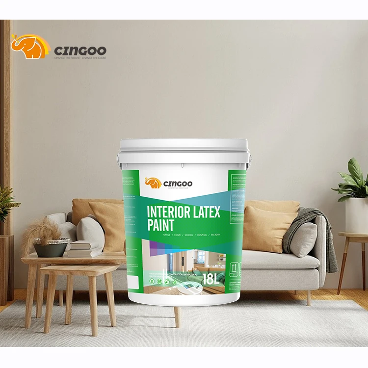 CINGOO Cheap Price Good Quality Washable Acrylic Paint Latex Wall Emulsion Paint For Interior Wall