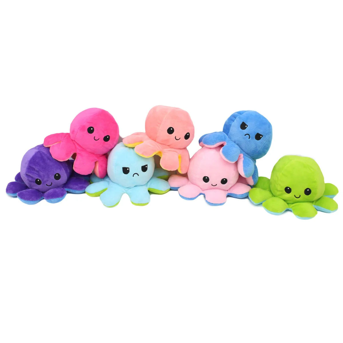 Hot Selling  20cm Octopus Plush Toy Flip Octopus Doll  Flip Reversible plush stuffed animals toys octopus