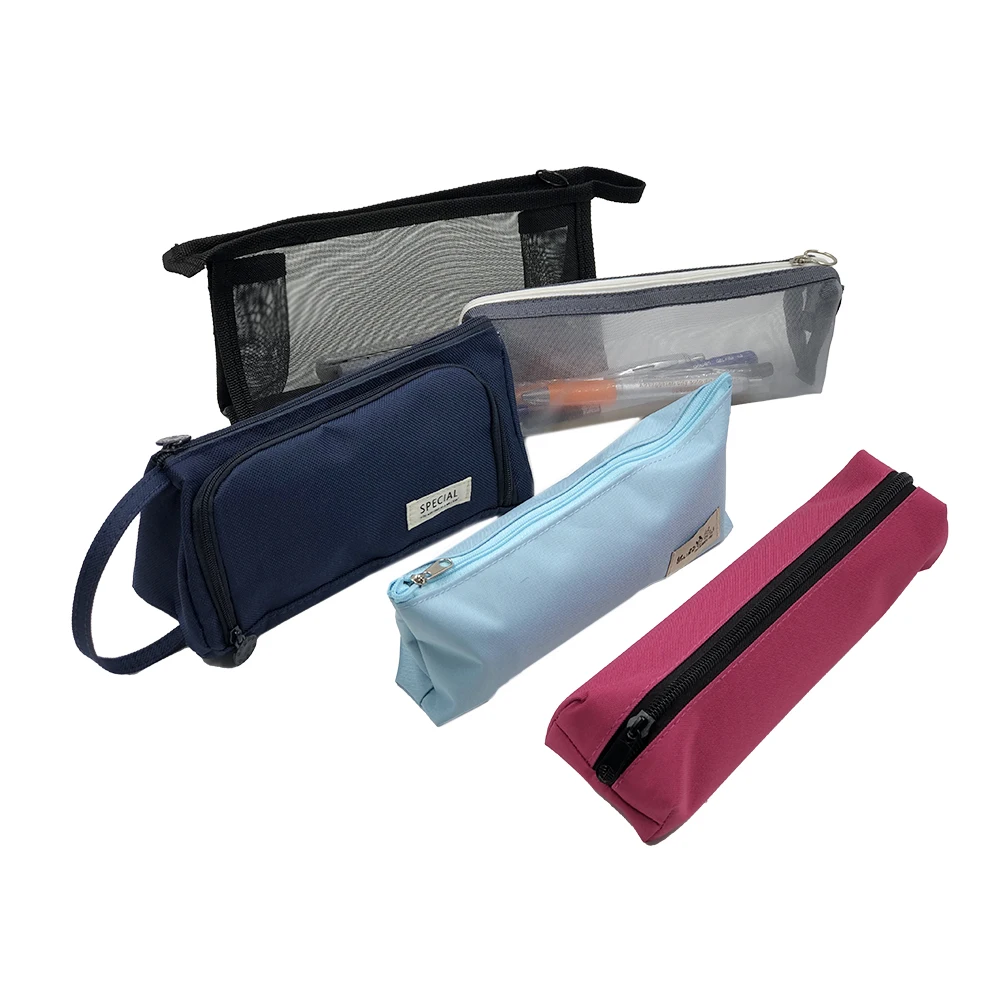 Promotional Gift Pencil Case Set Nylon Pencil Cases For Students School Pencil Case For Boys