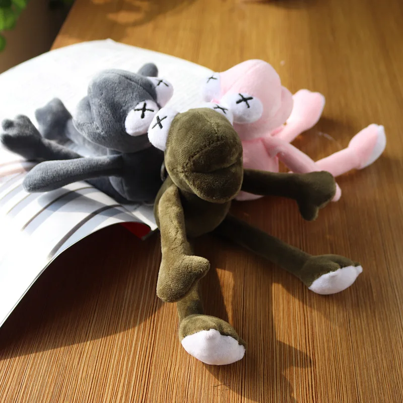 Kawaii Green Plush Frog Doll Buckle Rope Creative Cute Little Frog Key Chain Green Frog Keychain Toy