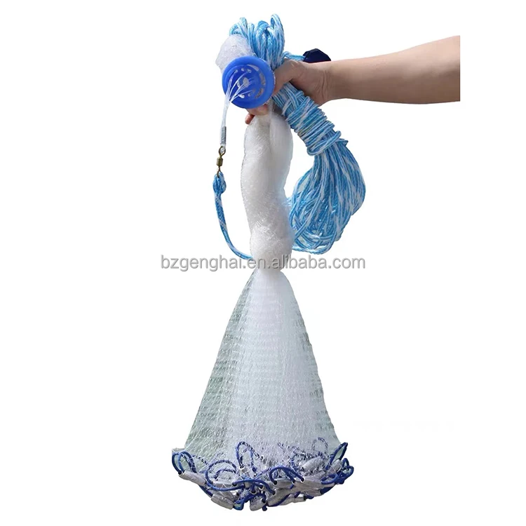 Small Order Acceptable Nylon Crab Shrimp Casting Net For Fishing throwing fish net