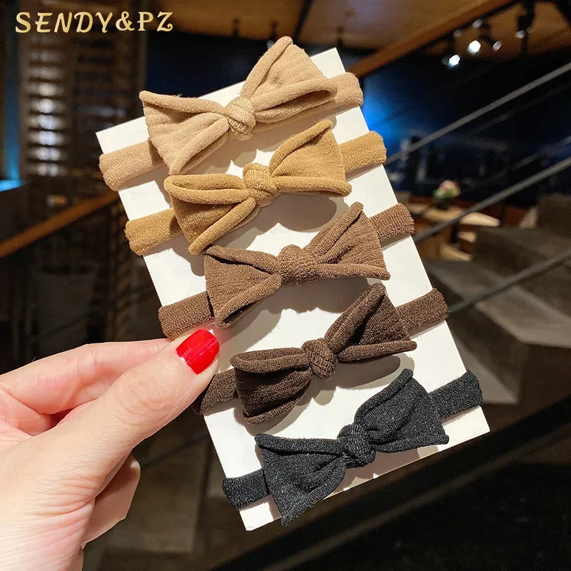Fashion Girls Simplicity Towel Loop Bow Rubber Band High Elastic Durable Bowknot Hair Ties For Girls Hair band Accessories