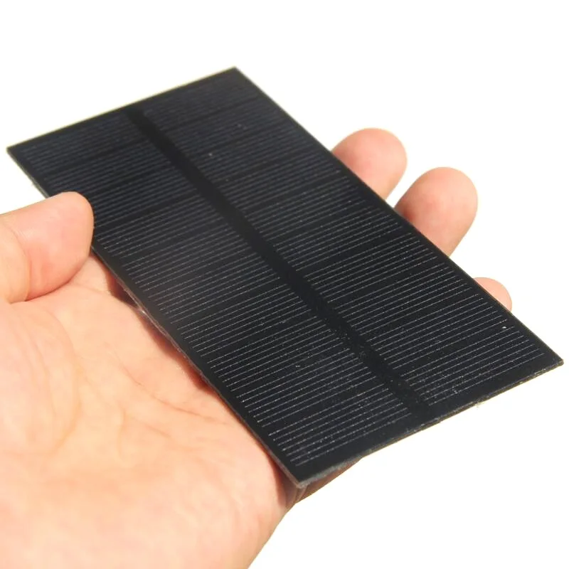 BUHESHUI 1.3Watt Micro Solar Panels 5V 131x61mm Monocrystalline Silicon Small Photovoltaic Cells