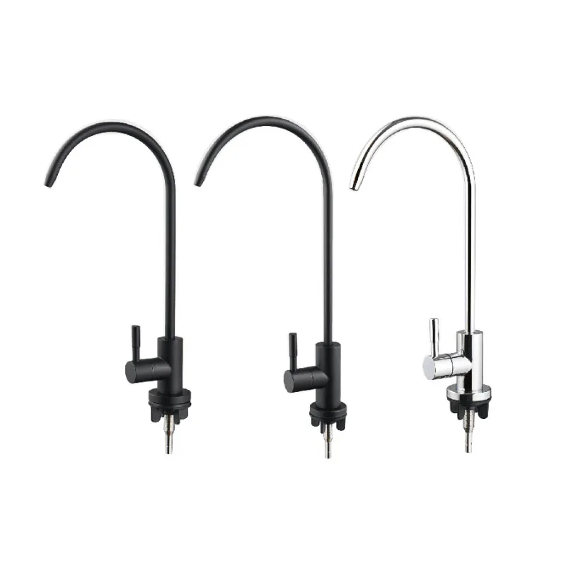 Stainless Steel 304 Alloy Brass Water Purifier Faucet Tap Drinking Purifier RO Water Faucet for Home Use Drinking Water