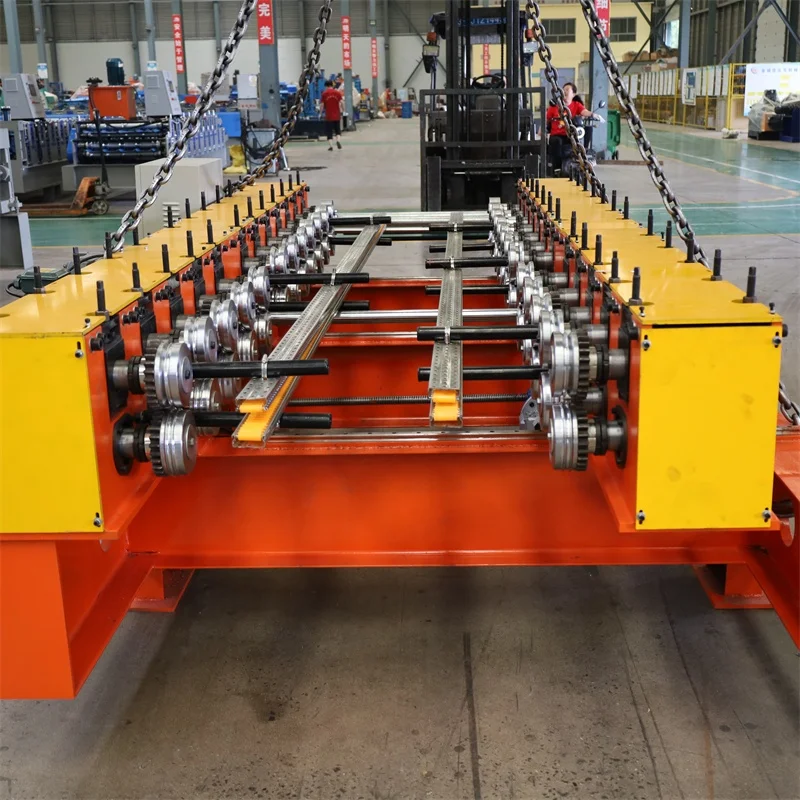 High-end Semi-Automatic Cable tray cable ladders Roll Forming Machine  Edge Locking Machine