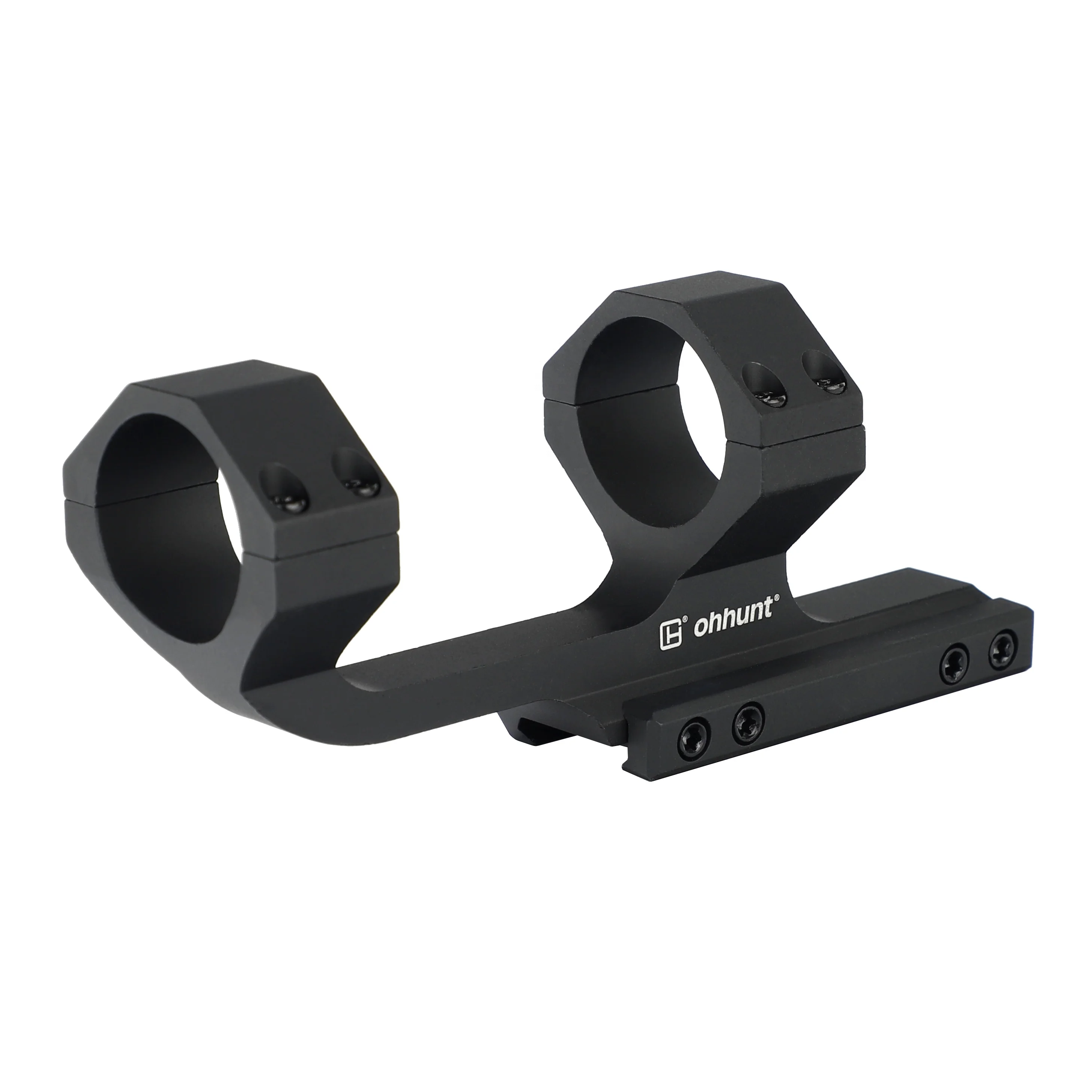 Ohhunt Medium Profile Black Scope Mount 30MM Tactical Sights Rings Fit 20mm Mount Hunting Accessories