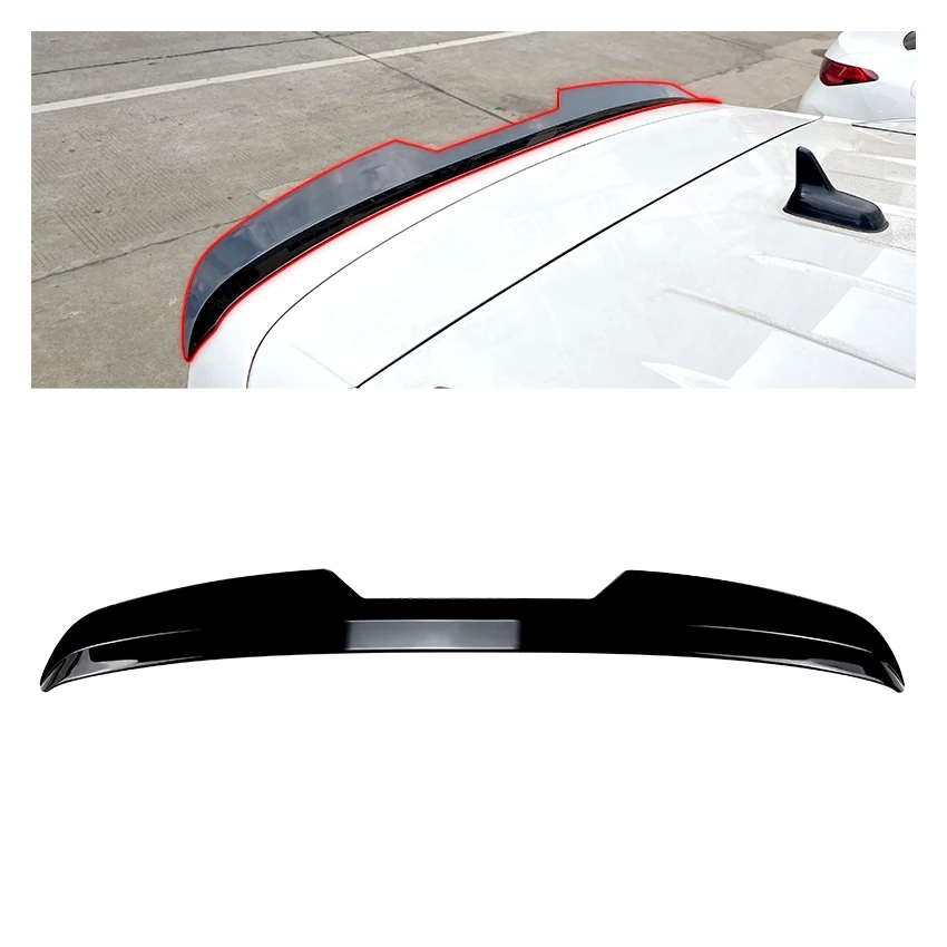 AMP-Z Factory Directly Gloss Black ABS Material Rear Roof Spoiler for Volkswagen Tiguan R line Maxton 2019+