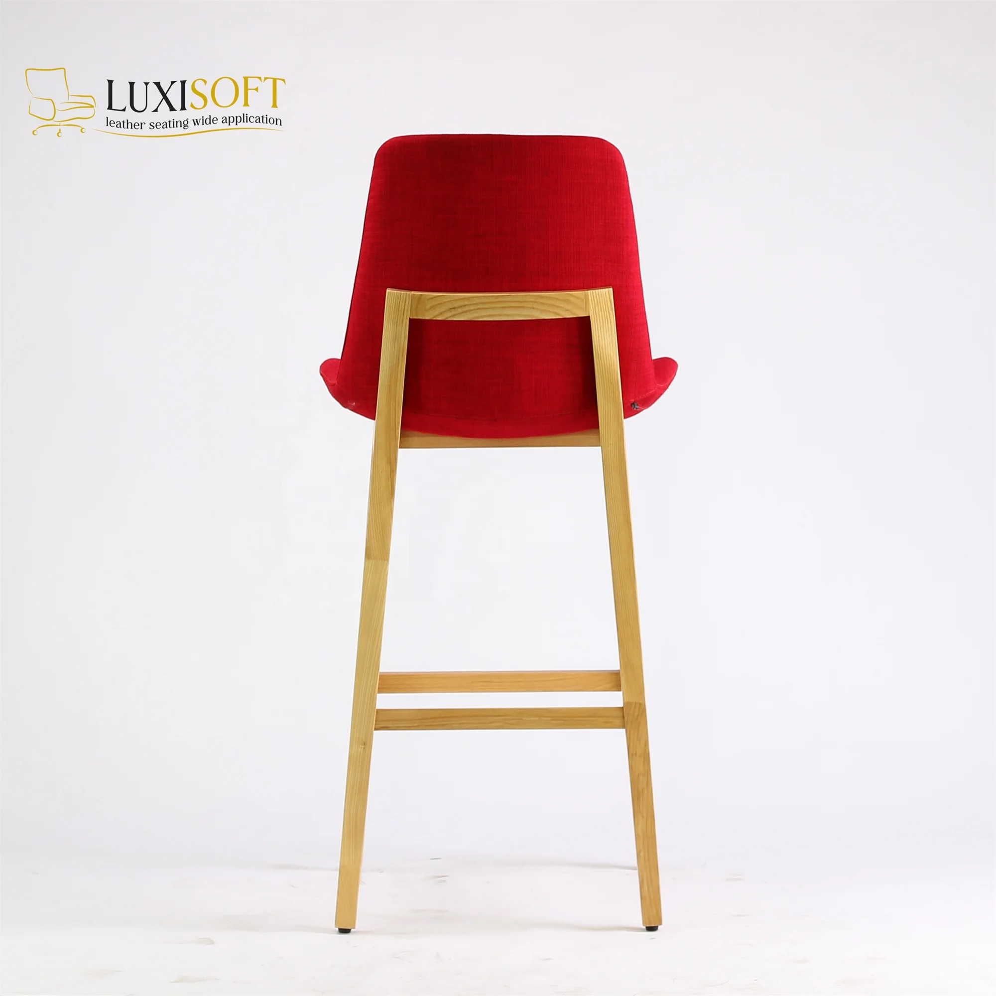 Dining Room fabric high back vintage solid wood carved office wooden wood dining bar stools chair modern for restaurant and bars