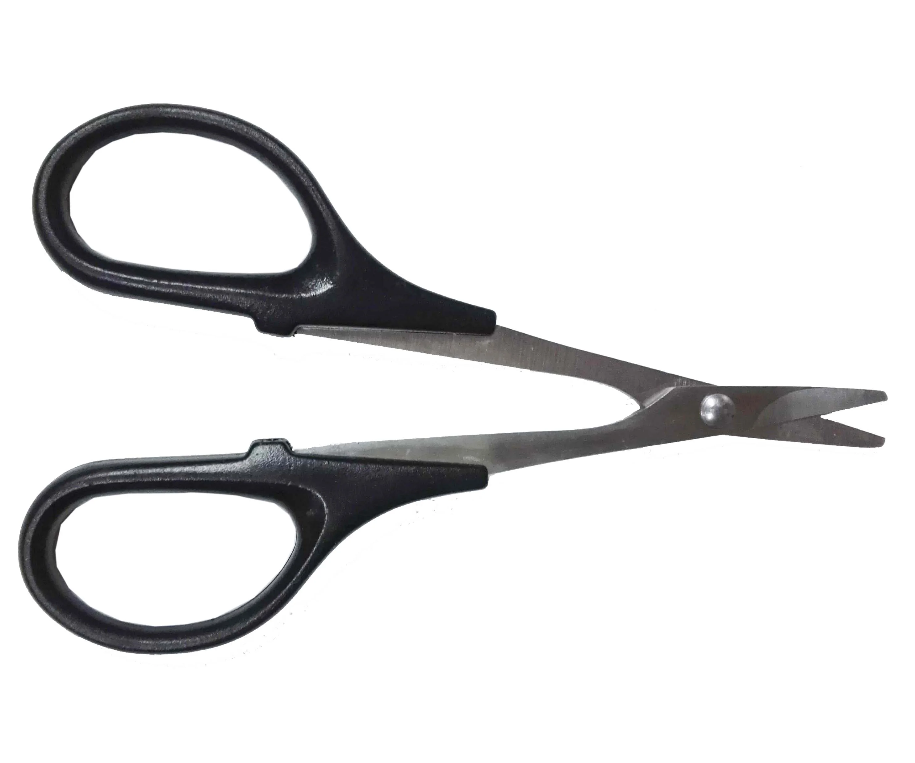 Hot Sale RC Tools Kit Black Handle Straight Stainless Steel Scissors for Shearing and Sewing Smooth Edge Household Scissors