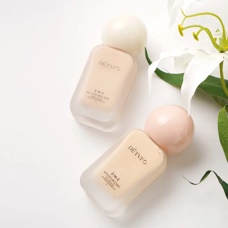 OEM ODM SPF 35 Long Lasting Concealer Makeup Foundation Waterproof Moisturizing Mineral Matte Full Coverage Liquid Foundation