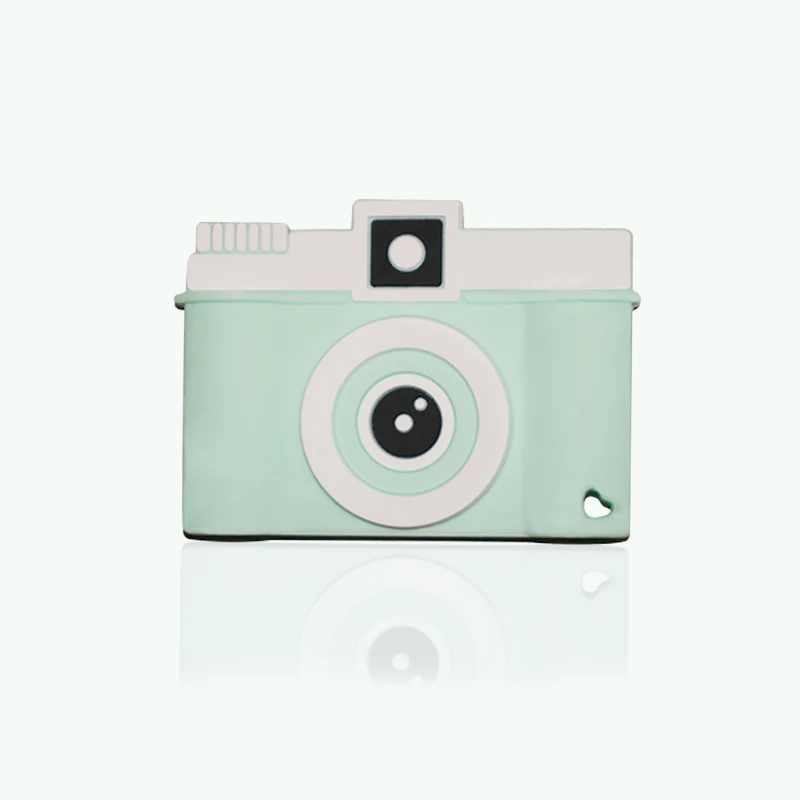 Food Grade Chew Toy Camera Teether Baby Accessories Strengthening Tooth Baby Teether  silicone camera teether