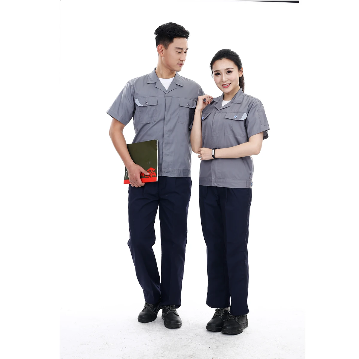 Customized Cotton Jacket and Pants Factory Working Uniforms Overall Workwear