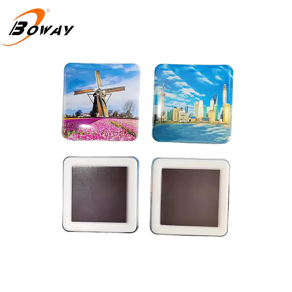 Boway hot seller badge pin button maker machine square 55*55mm pin button badge making machine with fast delivery