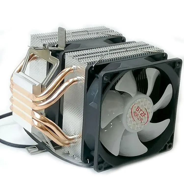Professional Copper Pipe Heatsink Heat Shaped Radiator Computer CPU Cooler Fan Gaming RGB LED Cooling Fan Support