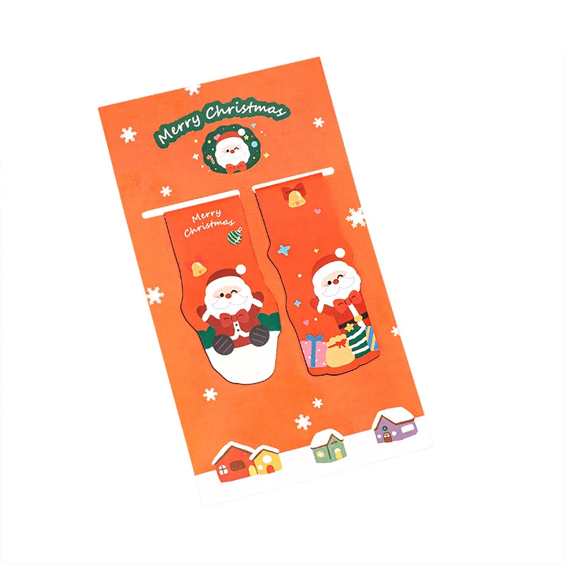 Magnetic Bookmarks Page Markers Paper Book Mark Christmas Printed Bookmark for Book Lovers Kids Reading wholesale stationery