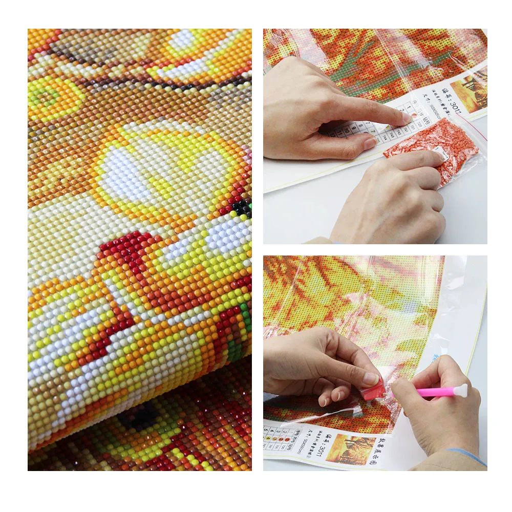 
Handmade Art Painting Dog Cross Stitch Mosaic 5d Diy Crystal Diamond Painting Full Drill 