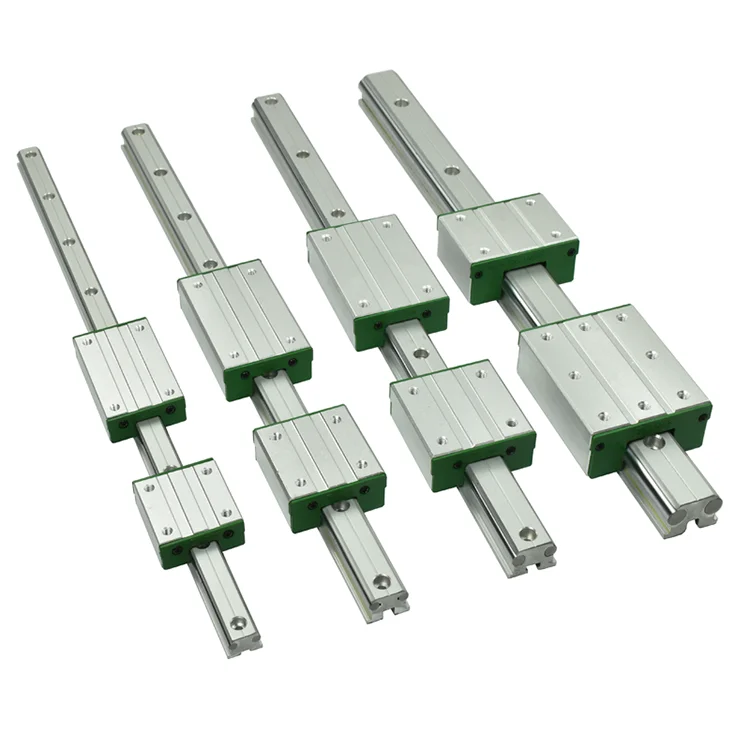 Roller CNC Linear Guide Rail LGD8 Low Price Dual-shaft Linear Rail Series Double Axis Roller Guide  For Milling Machine