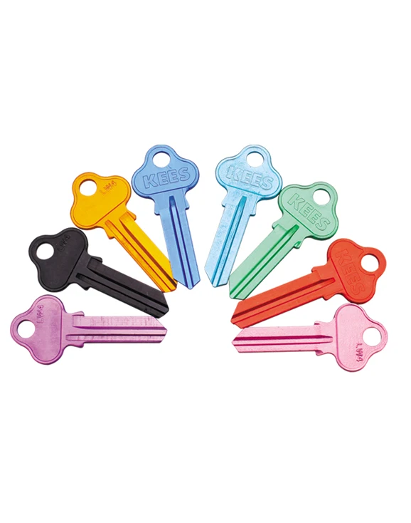 
Best selling color aluminum key blank 