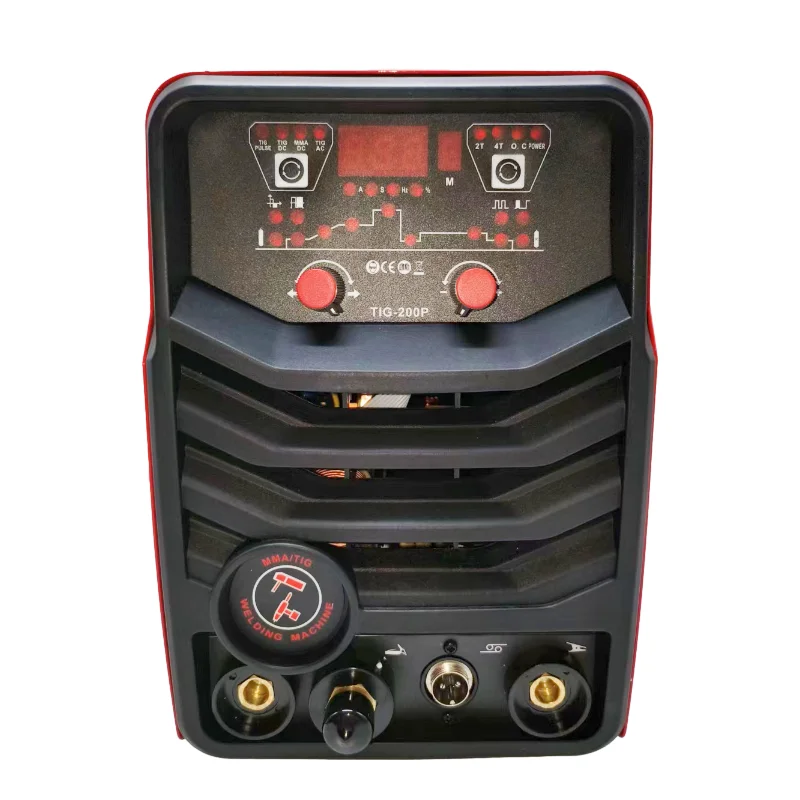 Цифровой Многофункциональный AC DC 220 В 200A бытовой инвертор для розничной торговли IGBT высокочастотный сварочный аппарат TIG-200P
