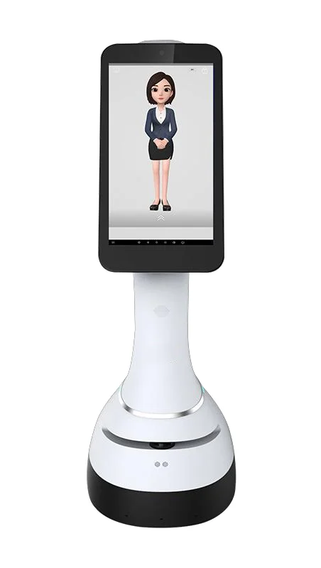 AI Интеллектуальная Служба регистрации отеля и рекламный дисплей робот