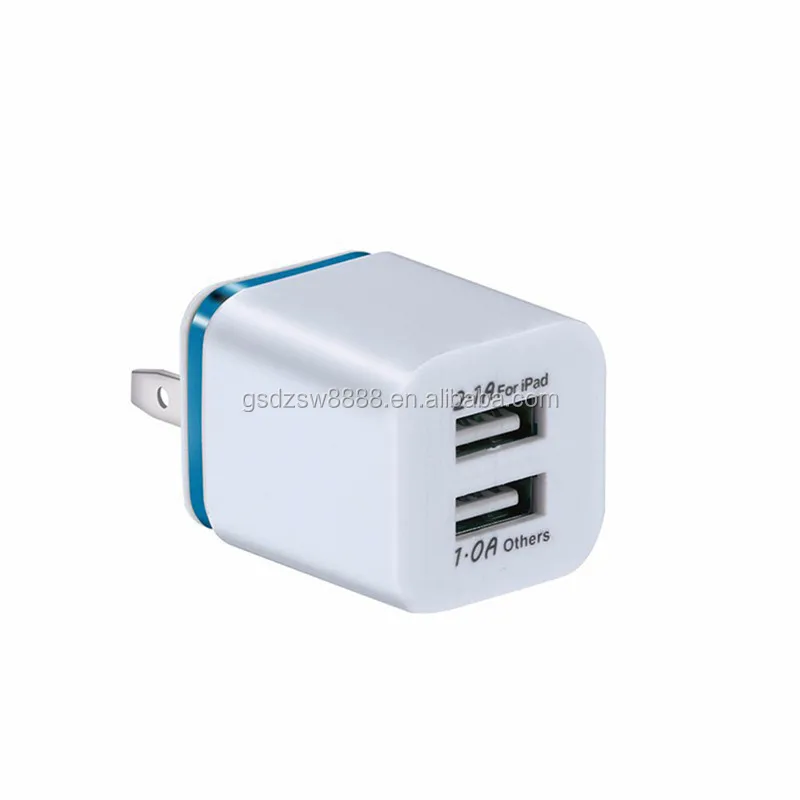  Домашние дорожные настенные зарядные устройства 2 1 А + а с двумя Usb-портами США ЕС переменный ток адаптер питания для iphone 7 8 x Samsung планшетов ПК