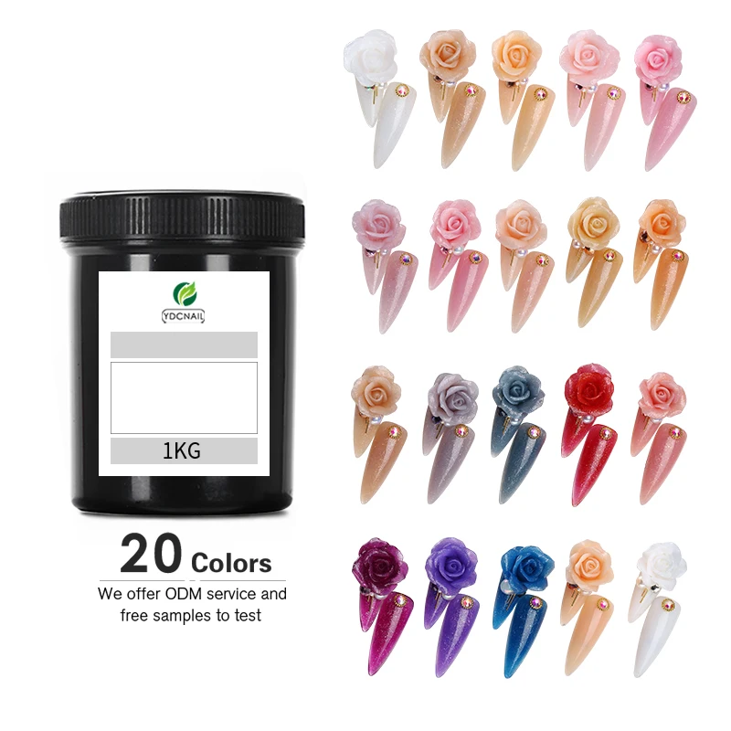 nail art supplies UV Nail Gel Polish custom color jelly Colorful Solid sculpture carving poly Builder non sticky extension gel