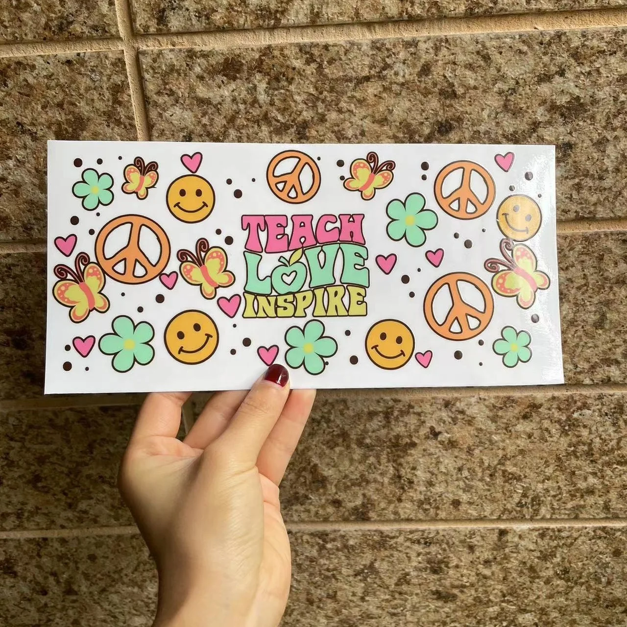 Ready to Ship 16oz Libbey Glass Can Tumbler UV DTF Cup Wrap Transfers