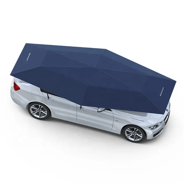 Mynew 4.2Meter New design manual folding portable mobile car sun shade umbrella