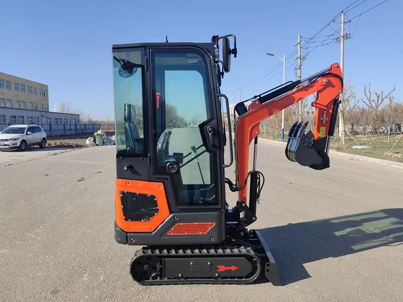 LX12-9B 1200kg mini excavator with close cabin cheap excavator for sale