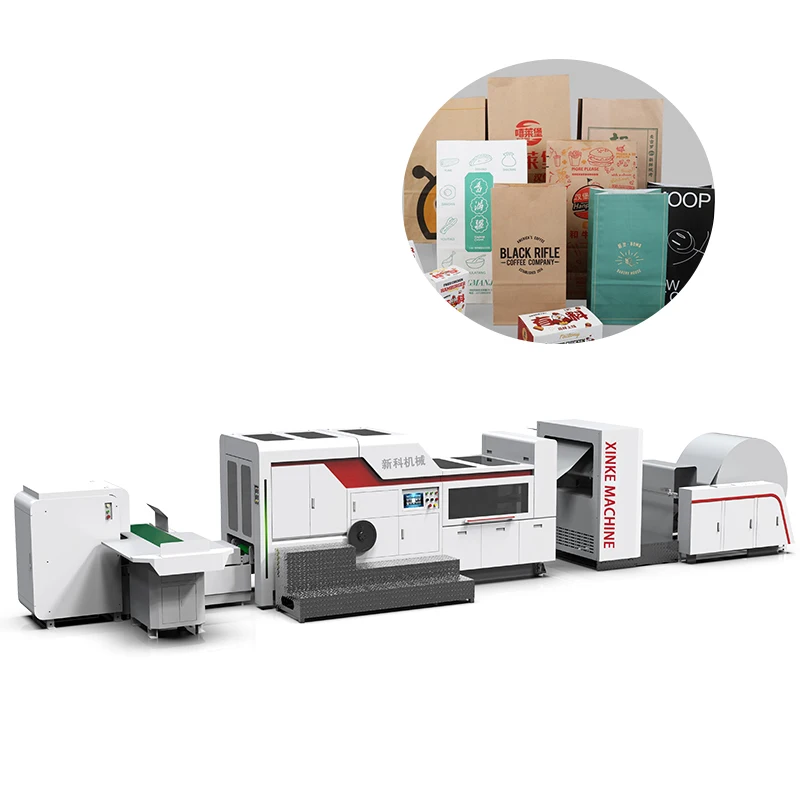 wholesale popcorn paper bag for sale full auto paper bag machine kraft making