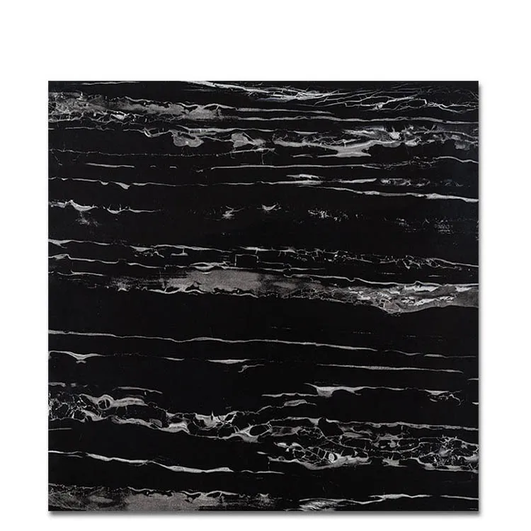 600*600mm supper  black color full body glossy finishing  glazed  porcelain tiles