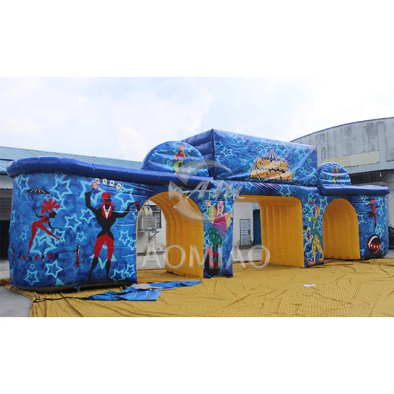 Special Outdoor Big Circus Inflatable Arch Tent with 3 Entrance