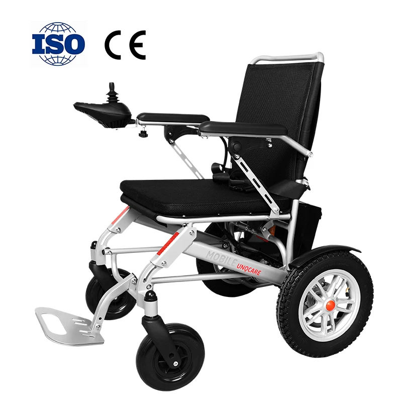 Multi-Road Lightweight Electric Wheelchair Pneumatic Tyre Portable Electric Wheelchair