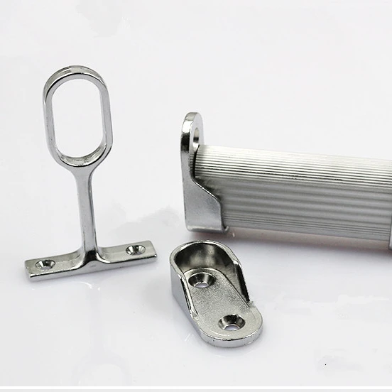 Oval Shaped Aluminium Wardrobe hollow tube hanging tube rail for wardrobe