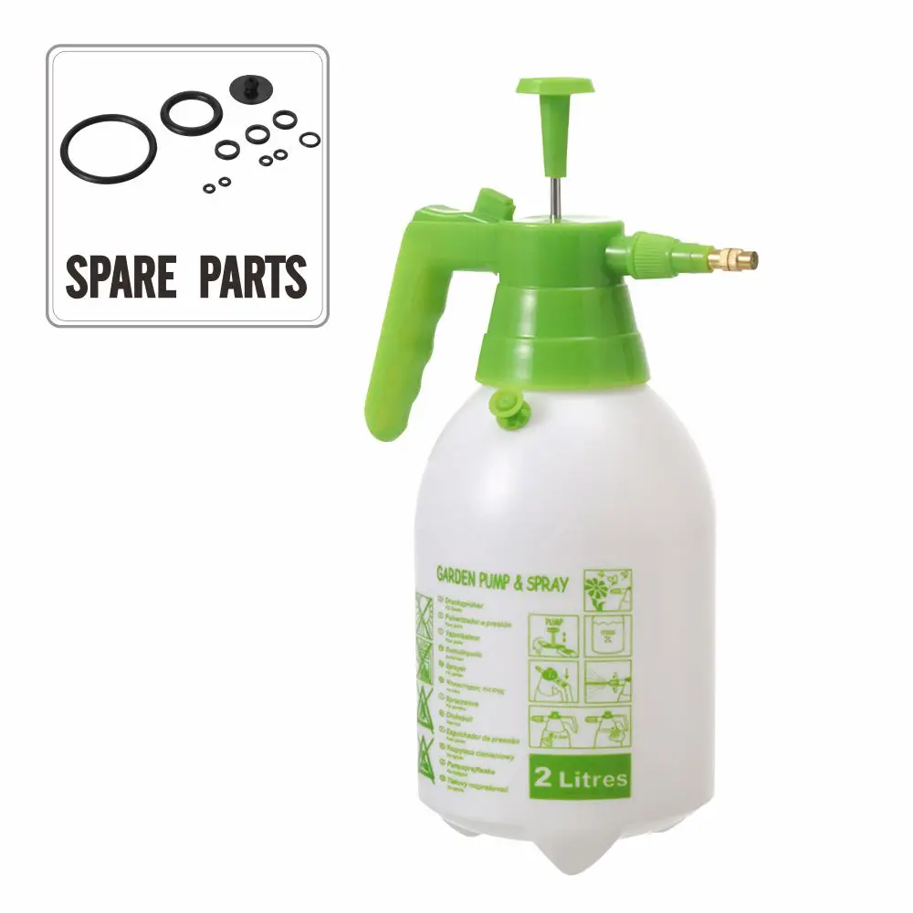 OEM manufacturer 2L Garden Hand Pump Pressure Fine Mist Water Sprayer With PE Bottle