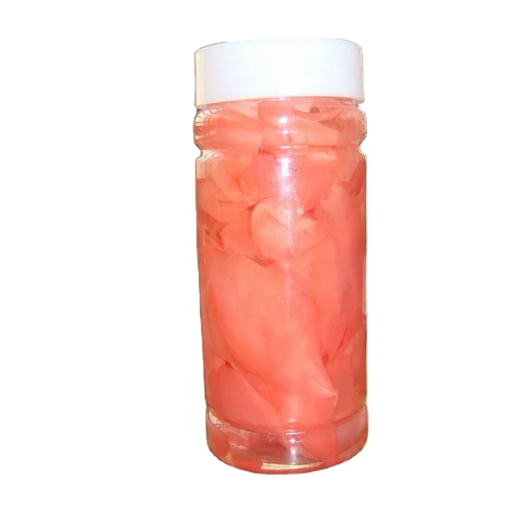 1.4kgx10 with high quality pickled ginger for Japanese Foods sweet red ginger