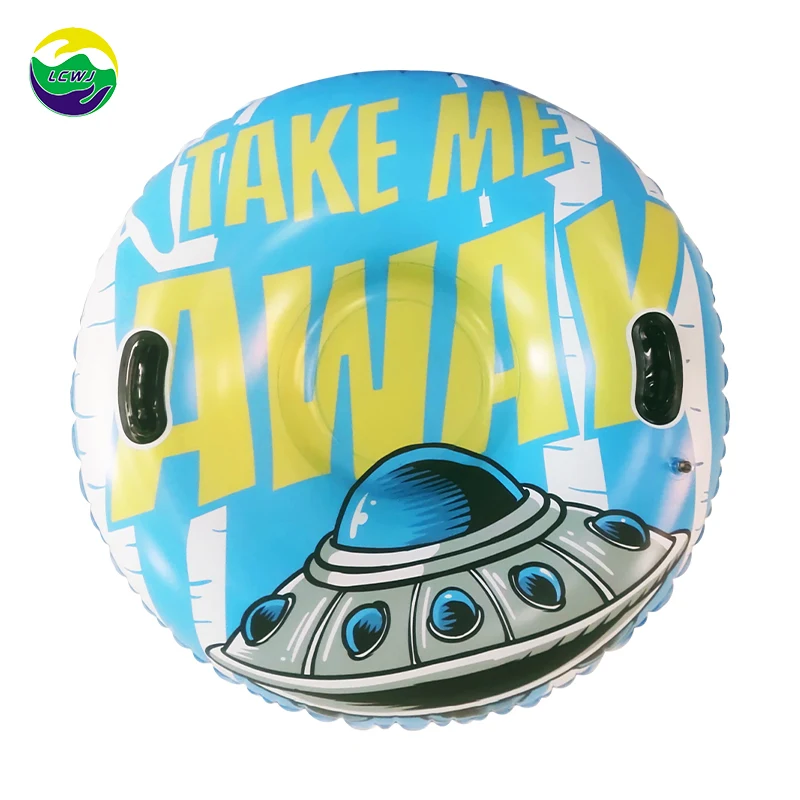 LC PVC Snow Tubing Toy Inflatable Snow Sledge Tube Snow Tubing-Sledge