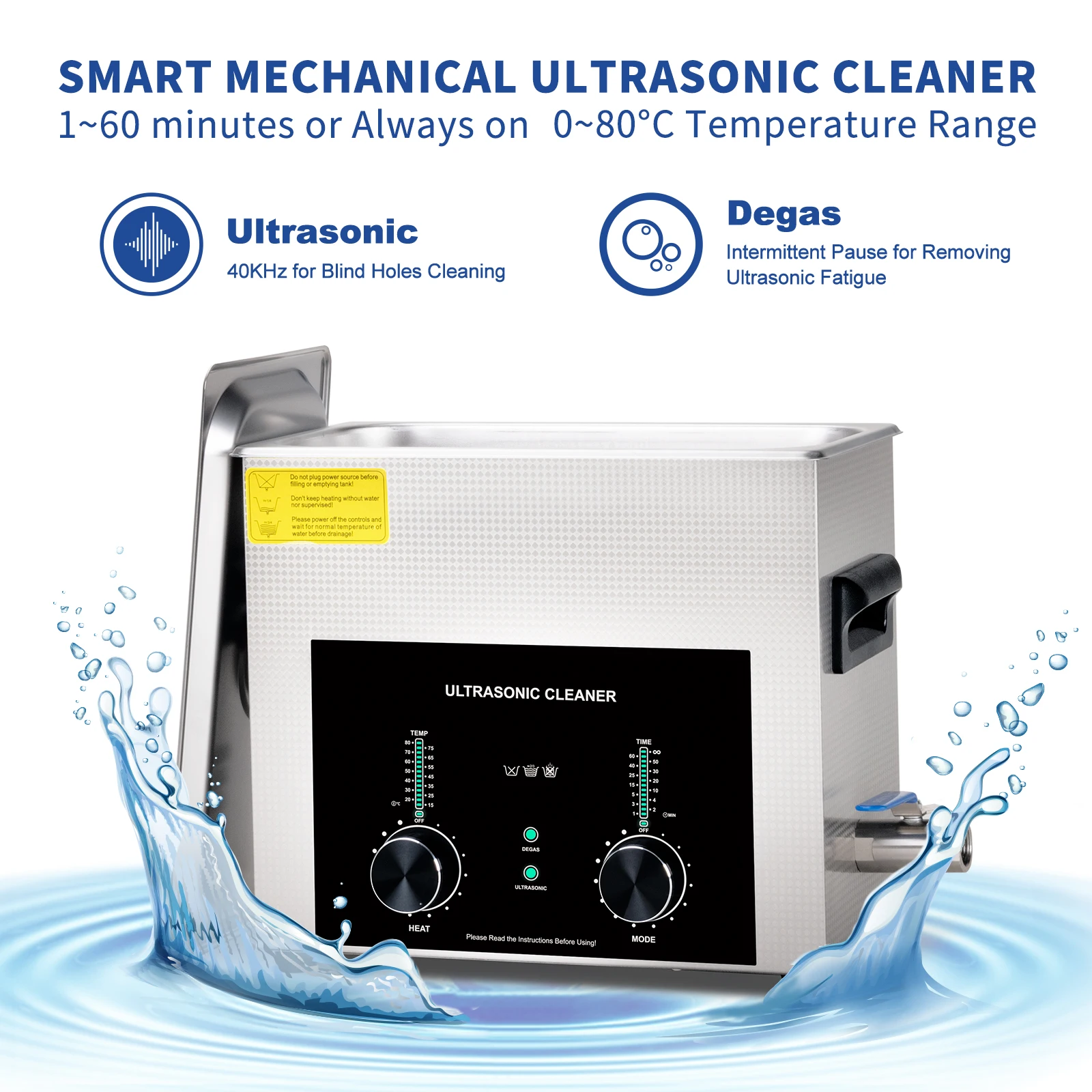 Ultrasonic Cleaner - 6.5L Ultrasonic Carburetor Cleaner,Sonic Cleaner,Ultrasound Gun,Lab Tool,Carburetor,Parts Cleaning Machine
