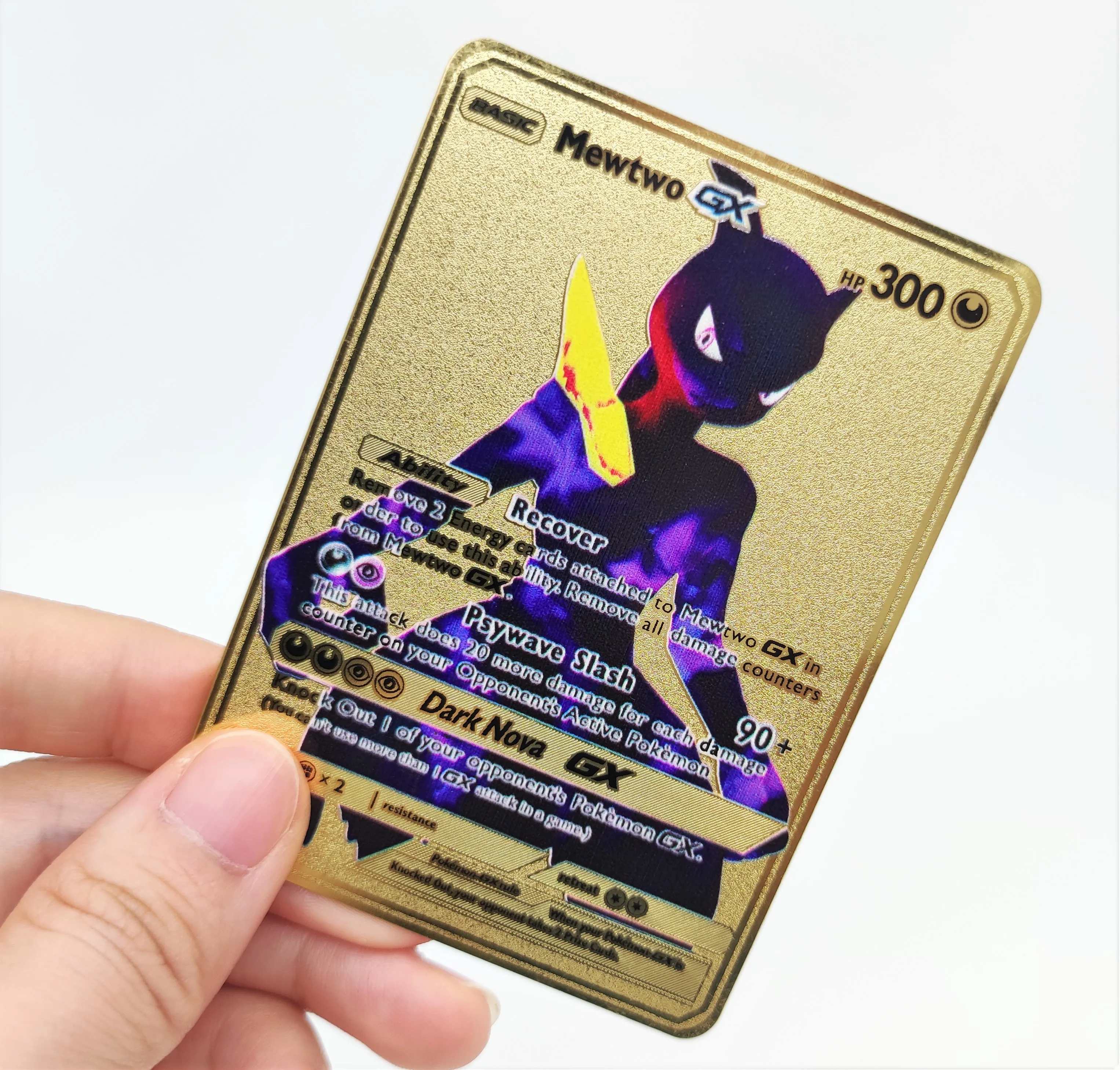 Charizard,Blastoise,Venusaur Gold Metal Pokemon Cards 1st First Edition New Trading Playing Cards Game