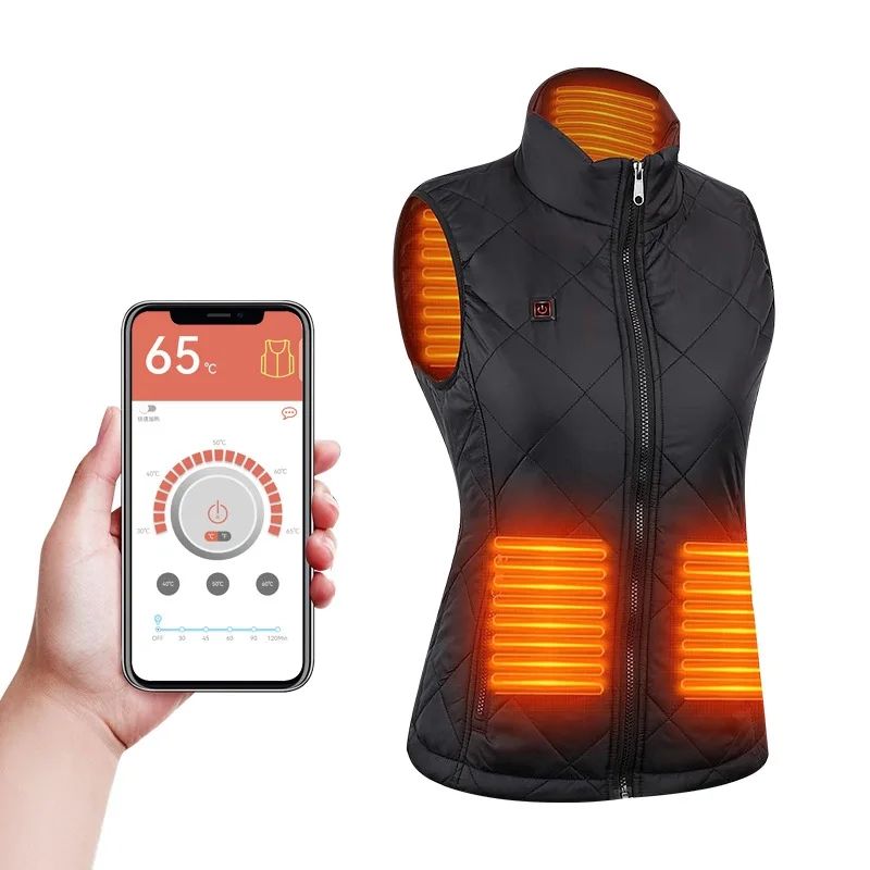 Женский водонепроницаемый термостатический жилет с подогревом