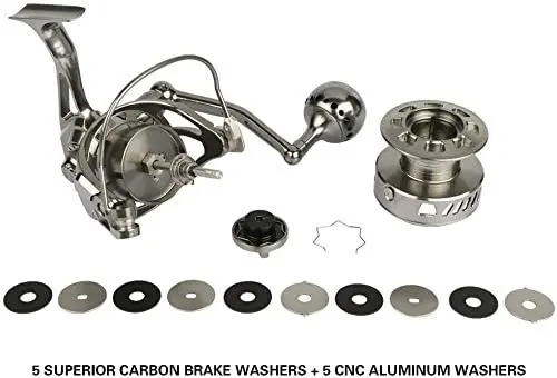 Спиннинговая Рыболовная катушка из алюминия