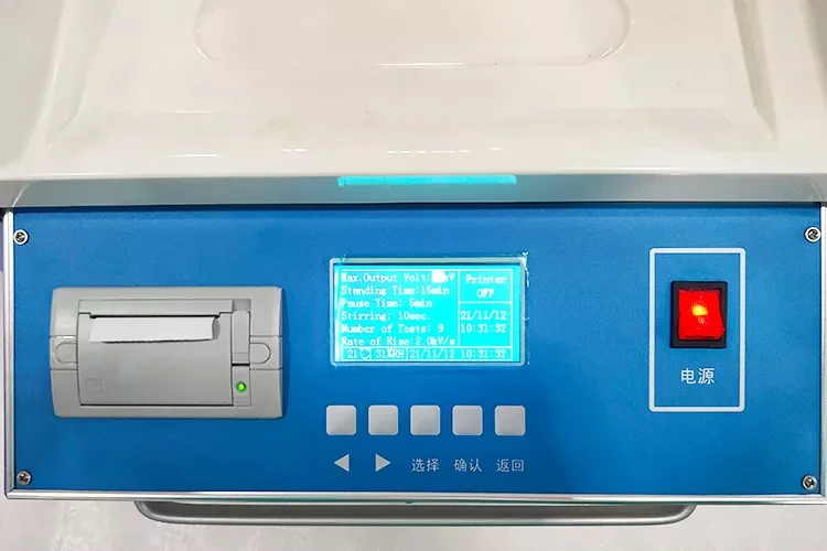 100 kv 80kv Dielectric Strength Tester Insulating Transformer Oil Test Equipment breakdown voltage oil tester