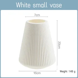 Modern Living Room Ornaments Origami Vases for Flower Arrangements Home Decoration Plastic Vase