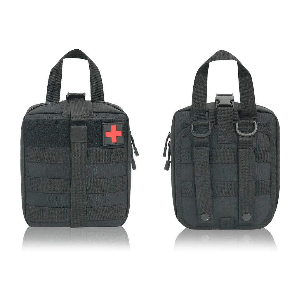 First Aid Kit EMT Medical IFAK Pouch, Molle Tactical Med Emergency Trauma Bag for Camping Home Car Hiking Hunting