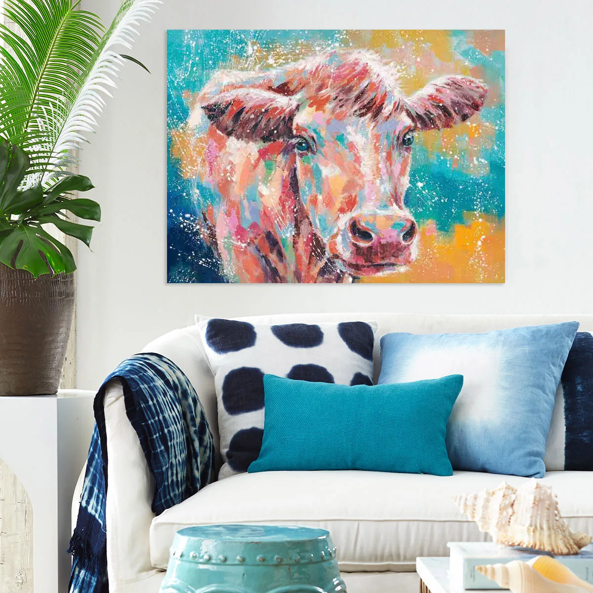 Хит продаж, ручная работа, аниме, большие настенные художественные картины, картина для гостиной, дом, животные, товары для дома, холст, живопись